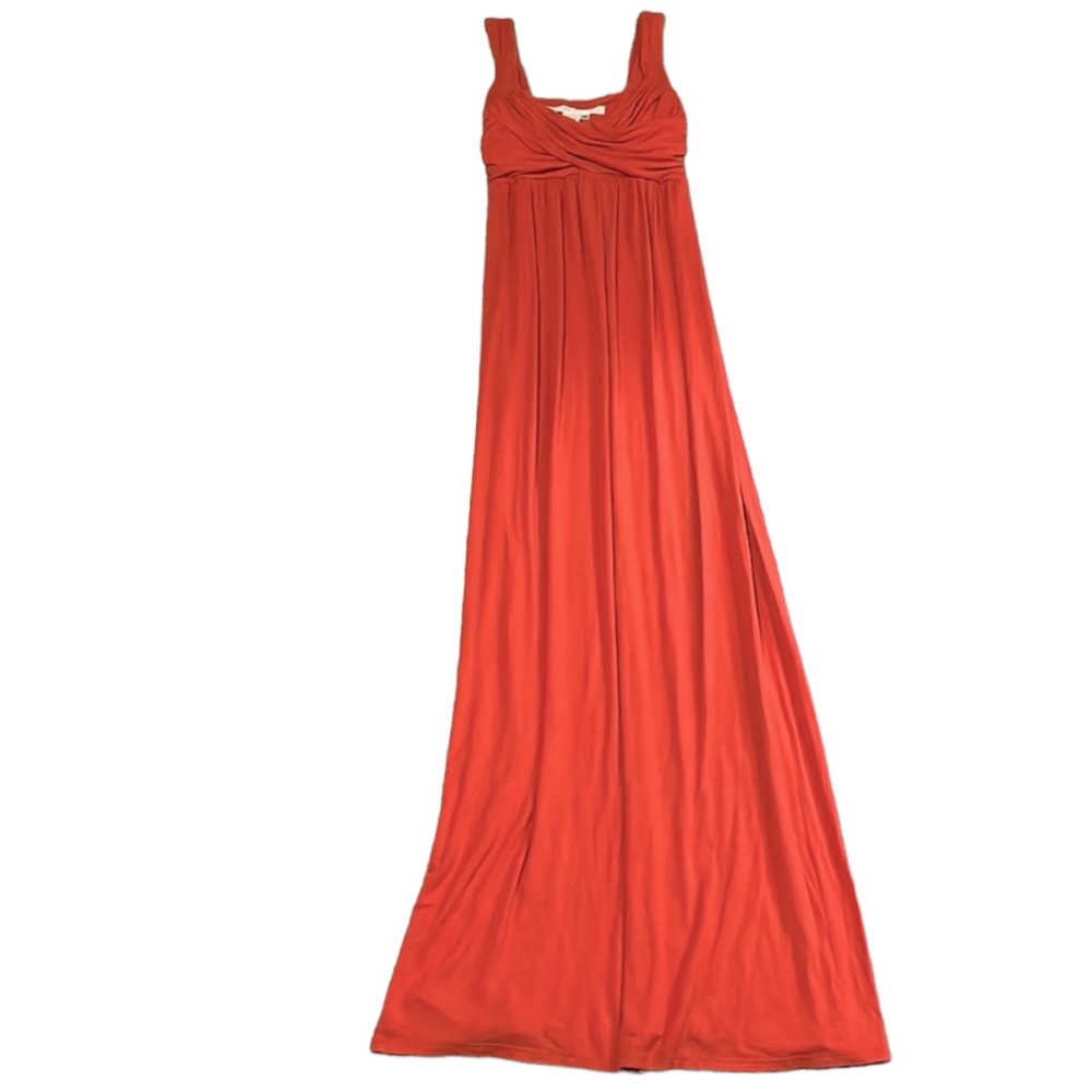 Max studio maxi dress burnt orange size XS
